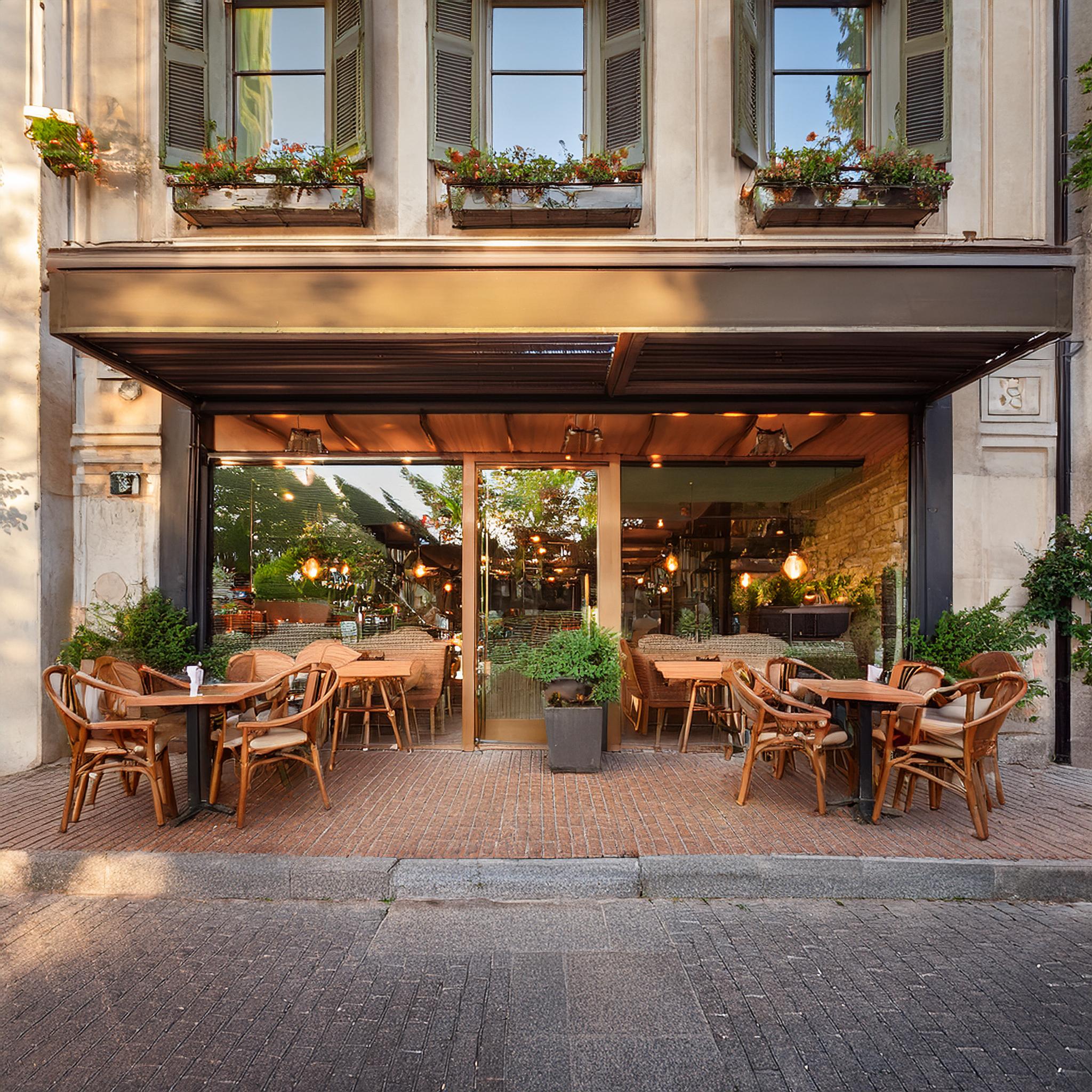 Restaurant front view